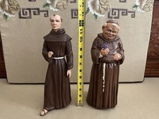 Two Vintage 12.5 Inches Tall Ceramic Figurines  picture