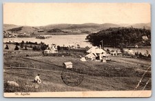 St Agathe Quebec Sainte-Agathe-des-Monts Postcard 1907 Split Ring Cancel picture