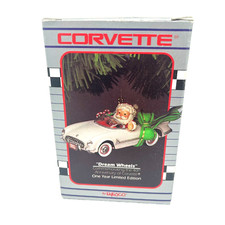 Enesco Corvette Dream Wheels Ornament 1993 Treasury of Christmas Vintage NOS picture