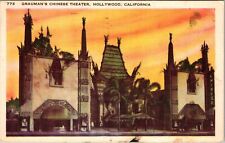 Hollywood CA-California, Grauman Chinese Theater, Vintage Postcard picture